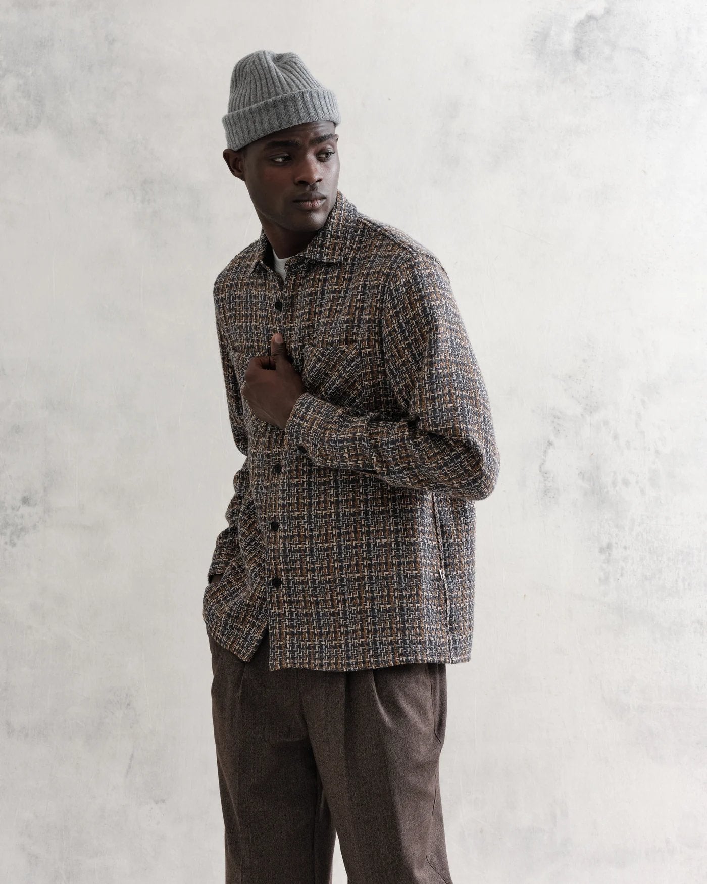 Whiting Overshirt Eden Check - Wax London - Danali - PS24-OSH-WHI-BCA-CHR-M