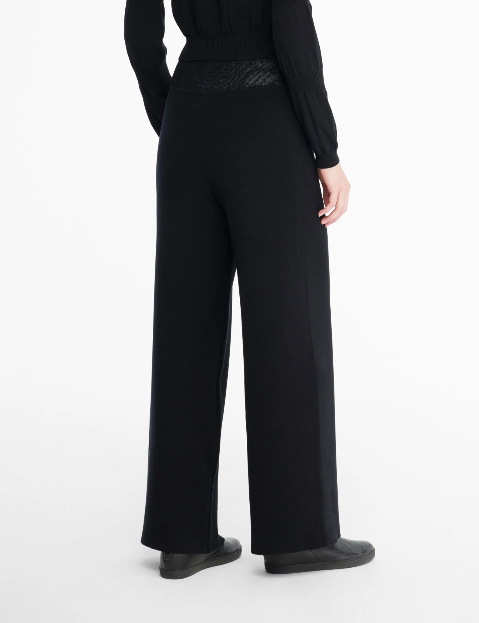 Wide Leg Knit Pants - Sarah Pacini - Danali - 232.11.035.02.01