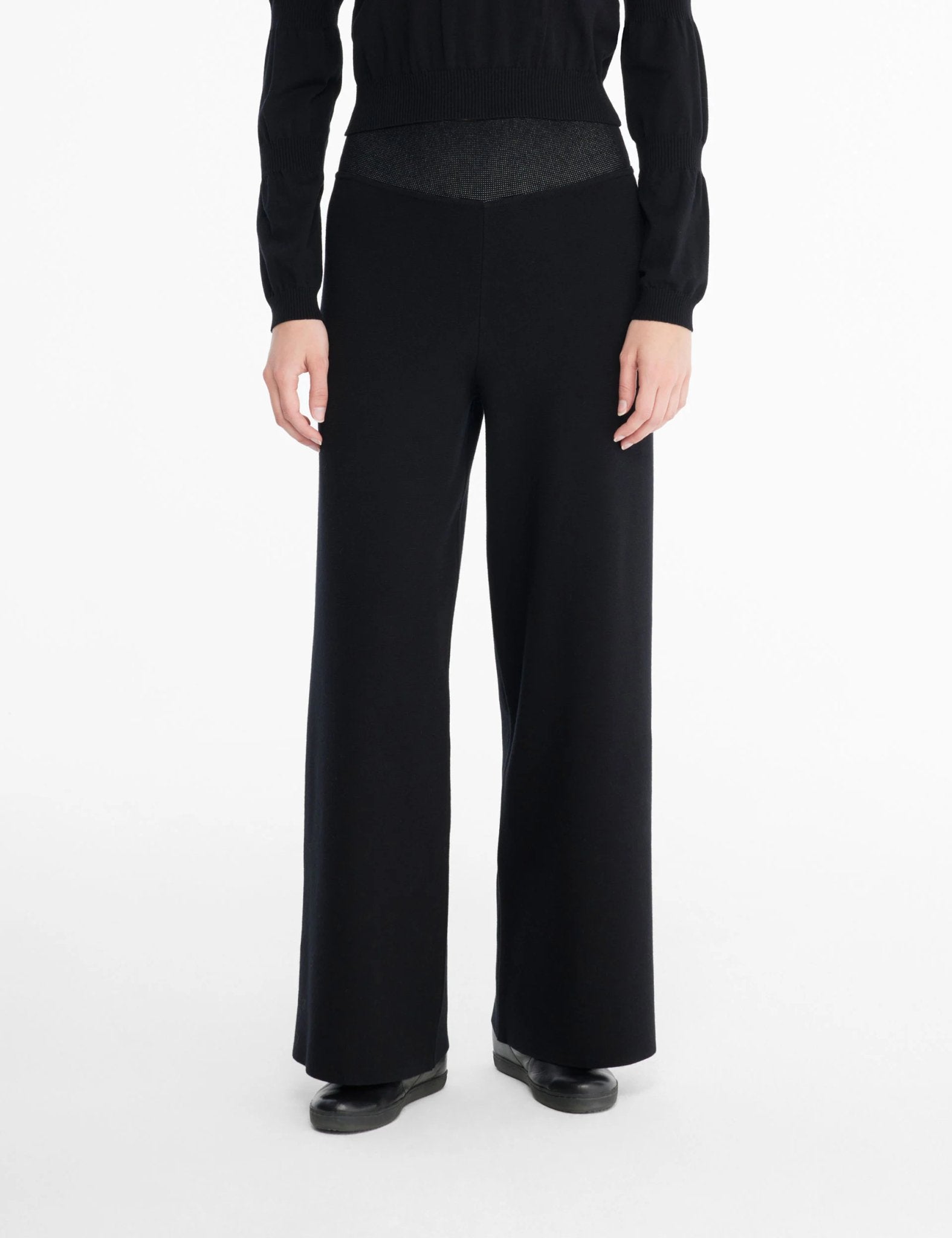 Wide Leg Knit Pants - Sarah Pacini - Danali - 232.11.035.02.01