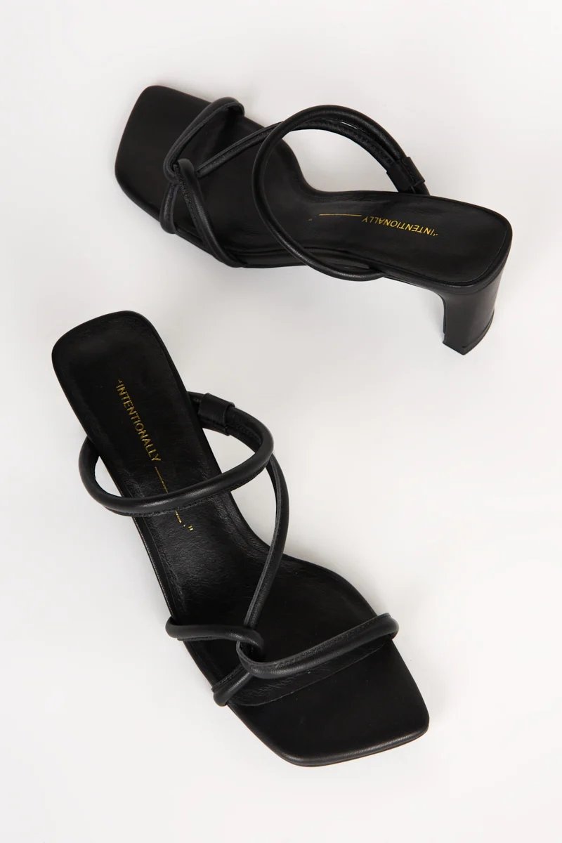 Willow Heeled Sandal - Intentionally Blank - Danali - WIL-BLK-6