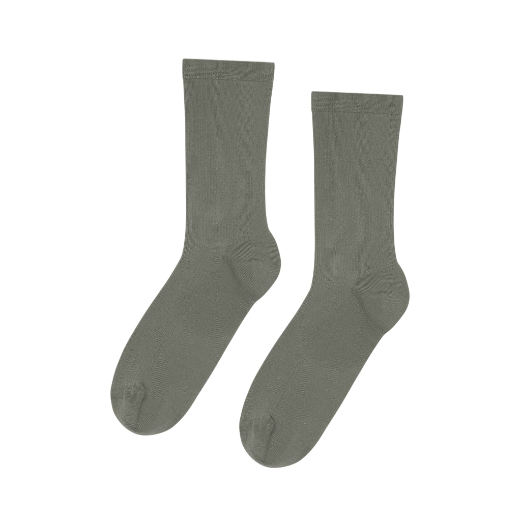 Women Classic Organic Socks - Colorful Standard - Danali - CS6002-DustyOlive