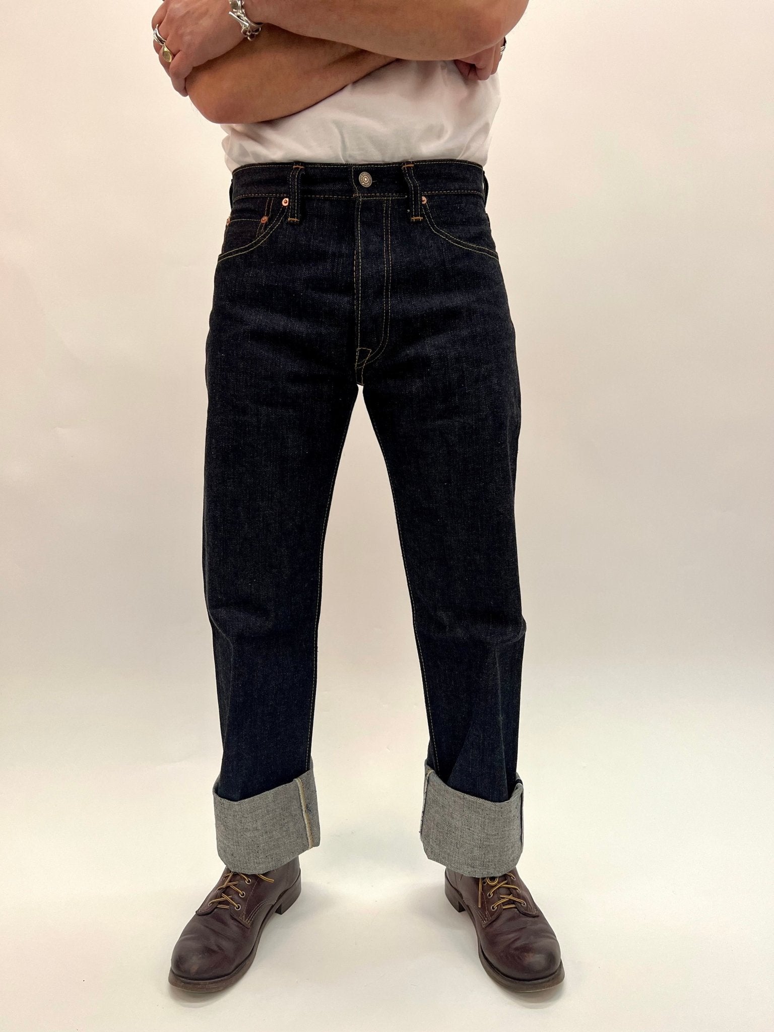 XX-003 Regular Straight Loom State - Pure Blue Japan - Danali - XX03-LS Indigo-31