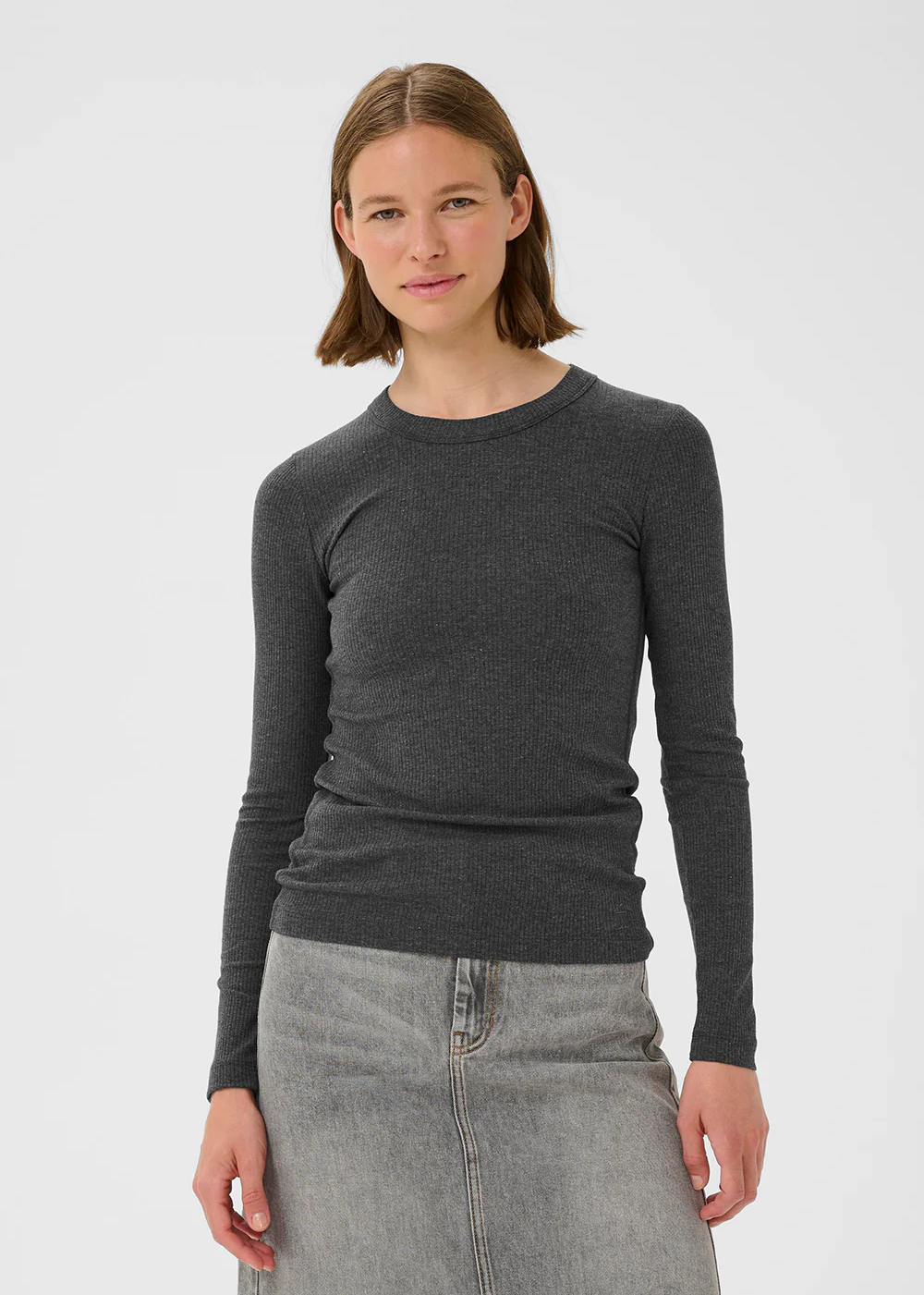 Dagna Melange Long Sleeve T-Shirt