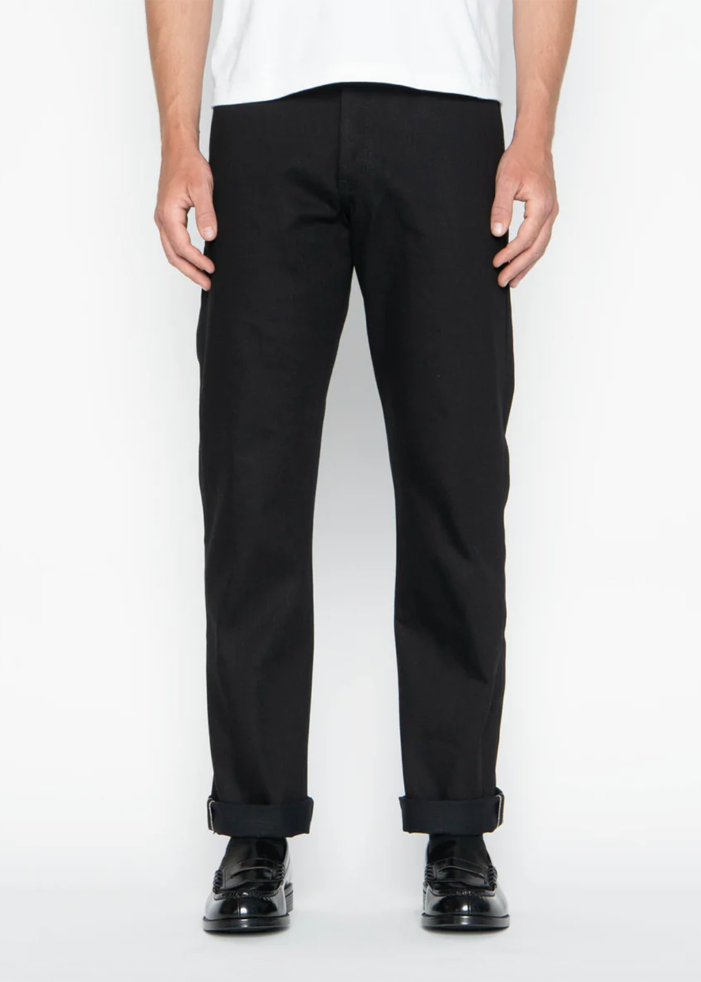 True Guy Solid Black Selvedge - Naked and Famous Denim Canada - Danali - 101061621