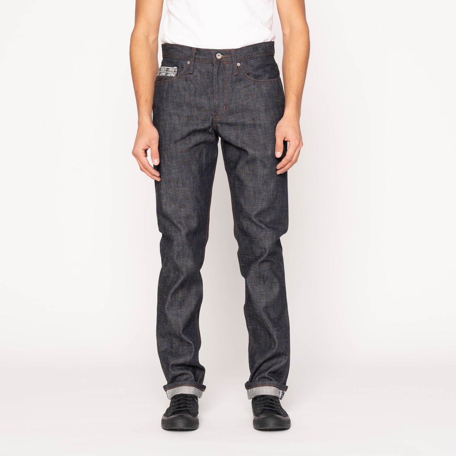 Weird Guy - Love & Peace Selvedge - Indigo - Naked and Famous Denim Canada - Danali