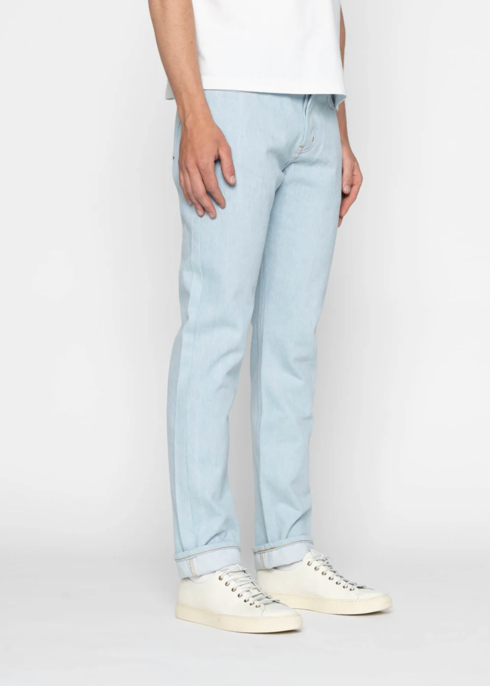 Weird Guy Secret Agent Bleach Blue - Naked and Famous Denim Canada - Danali - 101136803