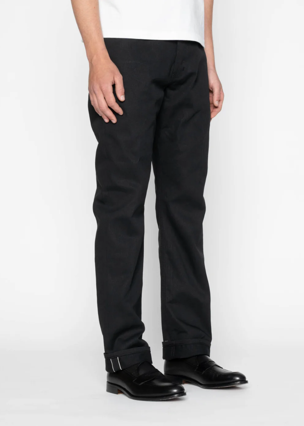 True Guy Selvedge Slacks - Black - Naked and Famous Denim Canada - Danali - 101137221-BLK