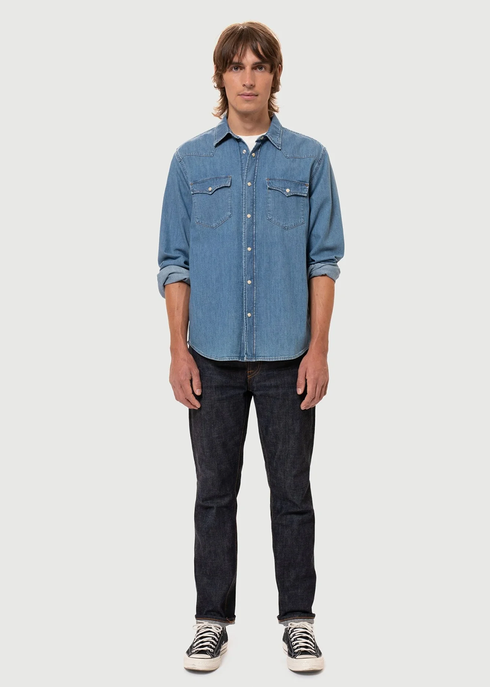 George Another Kind Of Blue Denim Shirt