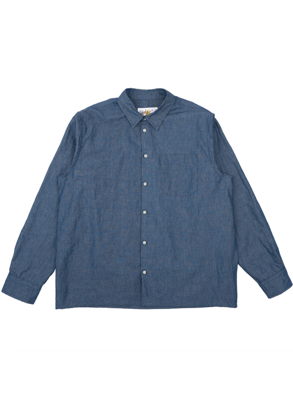 True Shirt Linen Blend Denim - Indigo - Naked and Famous Denim Canada - Danali - 120140785