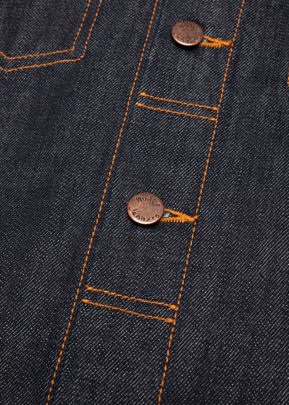 Conny Denim Jacket Dry Streaky - Mid Blue - Nudie Jeans Canada - Danali - 160950