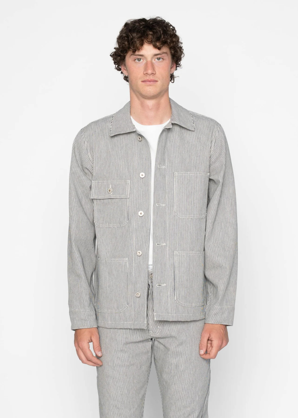 Chore Coat Hickory Selvedge - Indigo - Naked and Famous Denim Canada - Danali - 165137565-IND