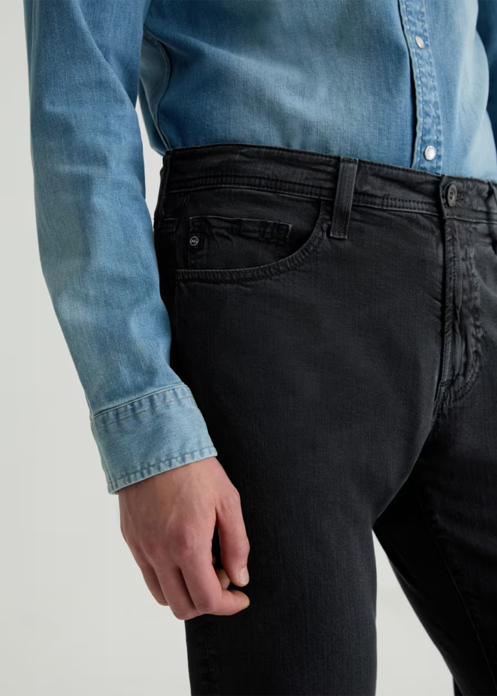 Everett Linen Pant - Sulfur Antique Black - AG Jeans Canada - Danali - 1794PTLSLANBK