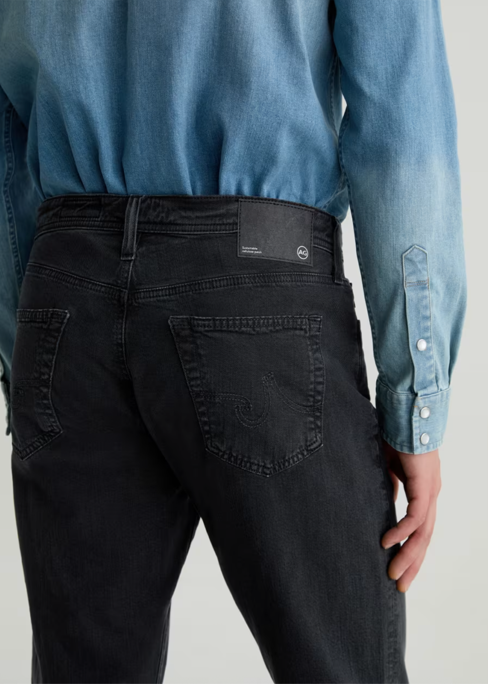 Everett Linen Pant - Sulfur Antique Black - AG Jeans Canada - Danali - 1794PTLSLANBK