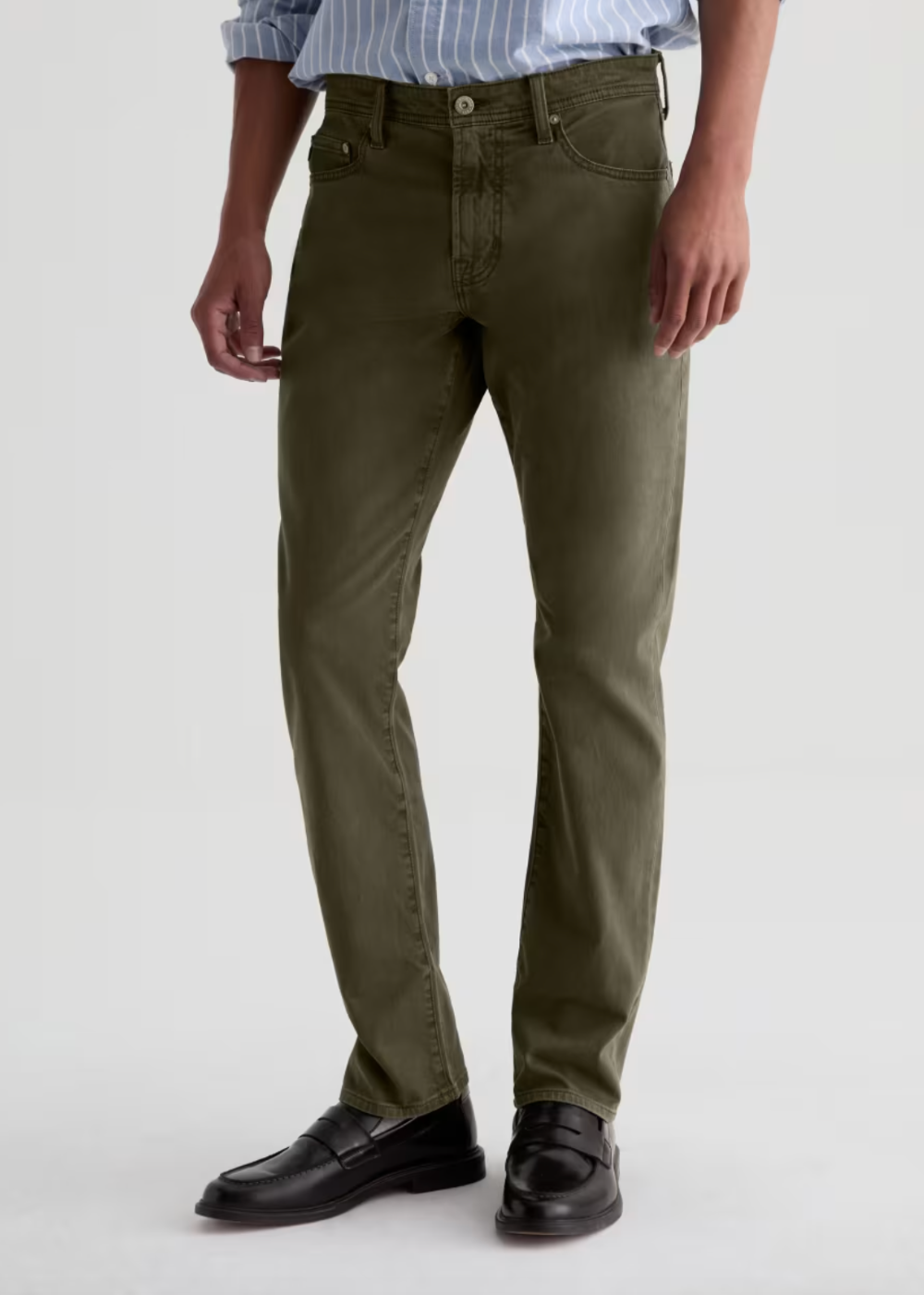 Everett Slim Straight Sateen Pant - Sulfur Fern Springs - AG Jeans Canada - Danali - 1794SUDSLFRSP