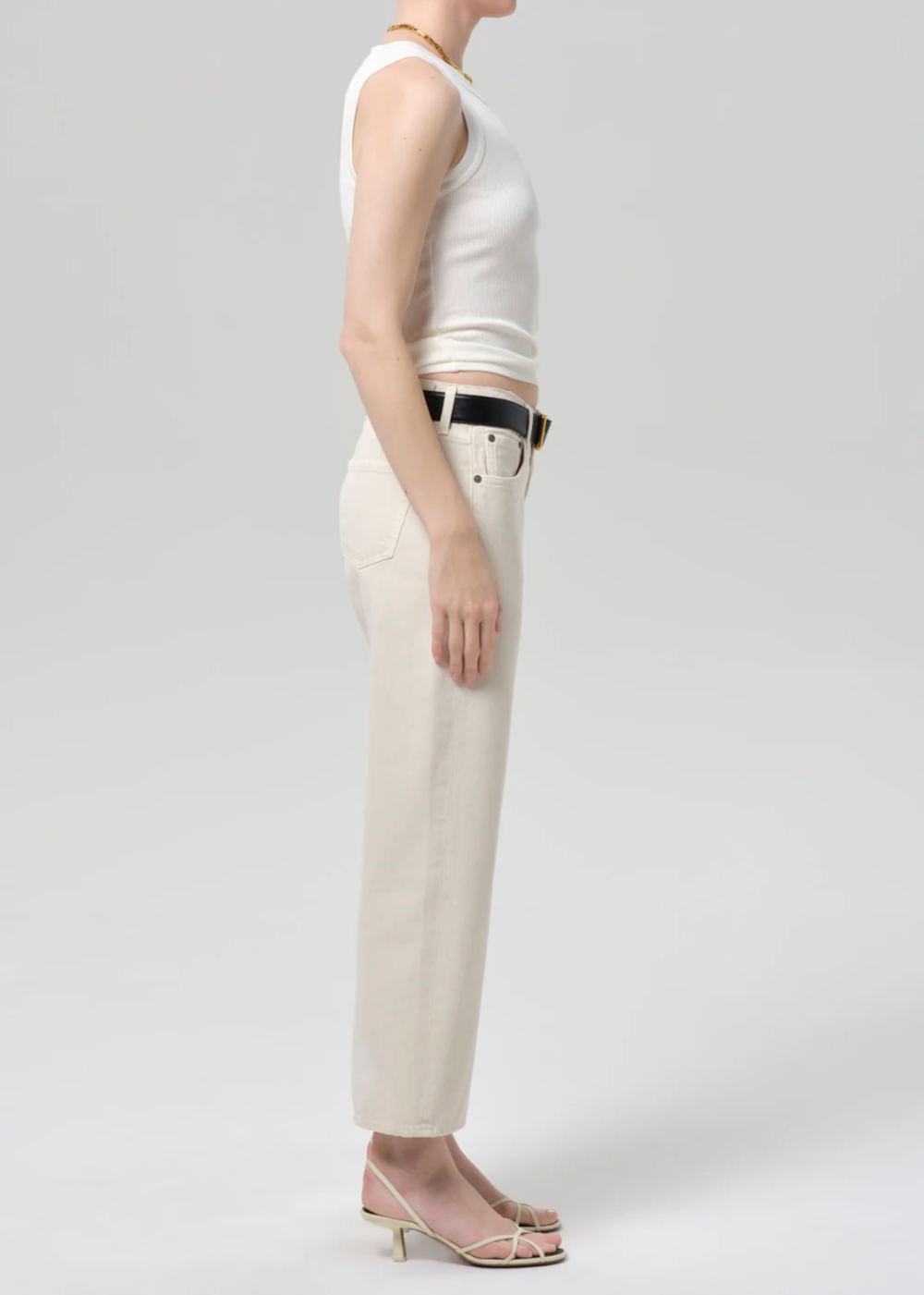 Faye Vintage Straight Twill Pant - Almond - Citizens of Humanity Canada - Danali - 2281-1248_ALMND