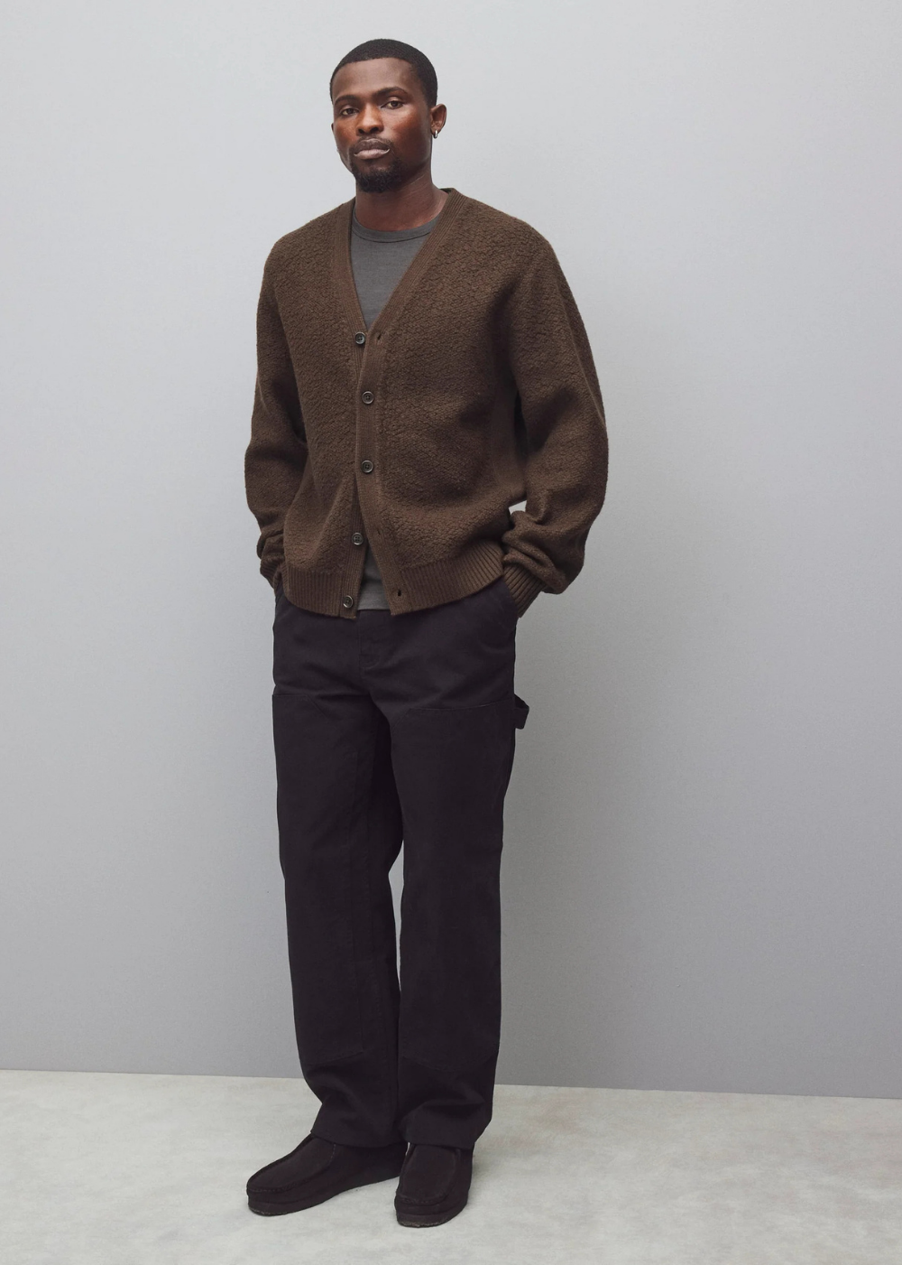 Textured Boucle Turf Cardigan