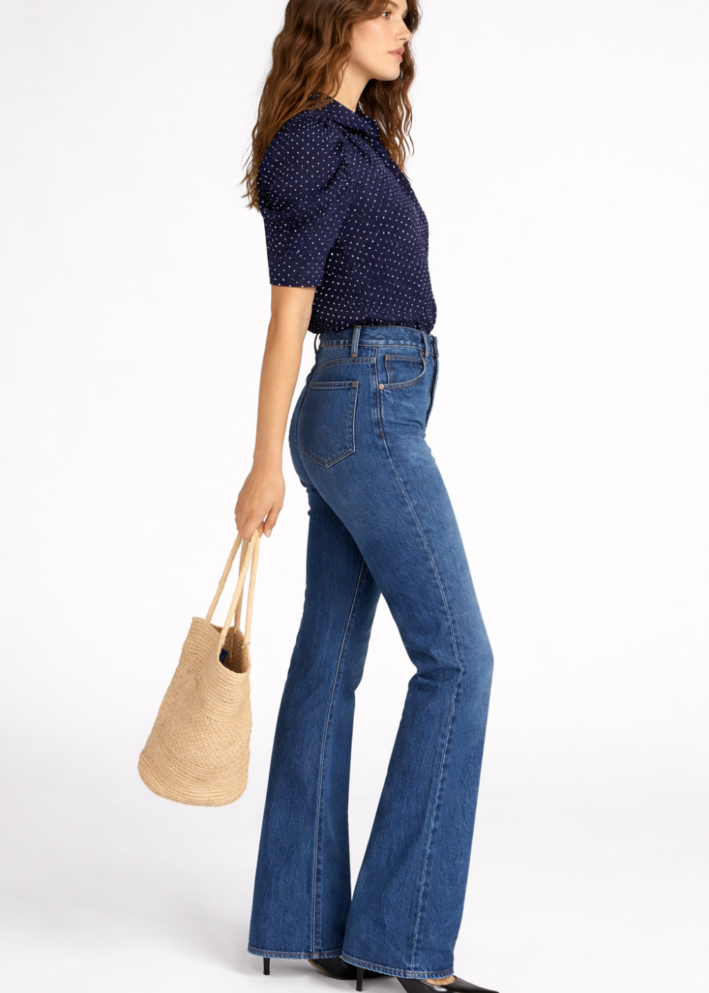 The Tie Print Gillian Top