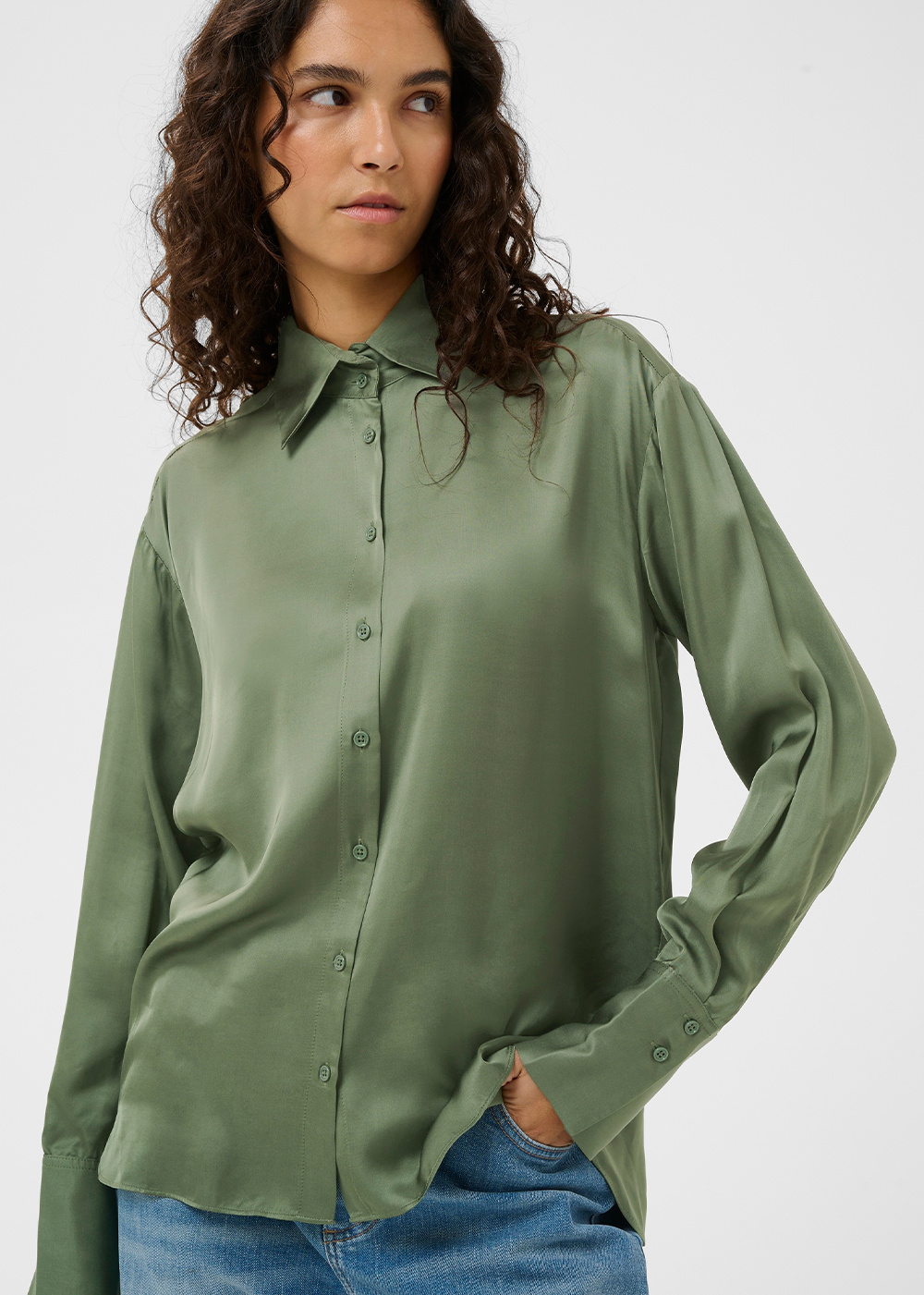 Pauline Shirt - Mulled Basil - InWear Canada - Danali - 30105681