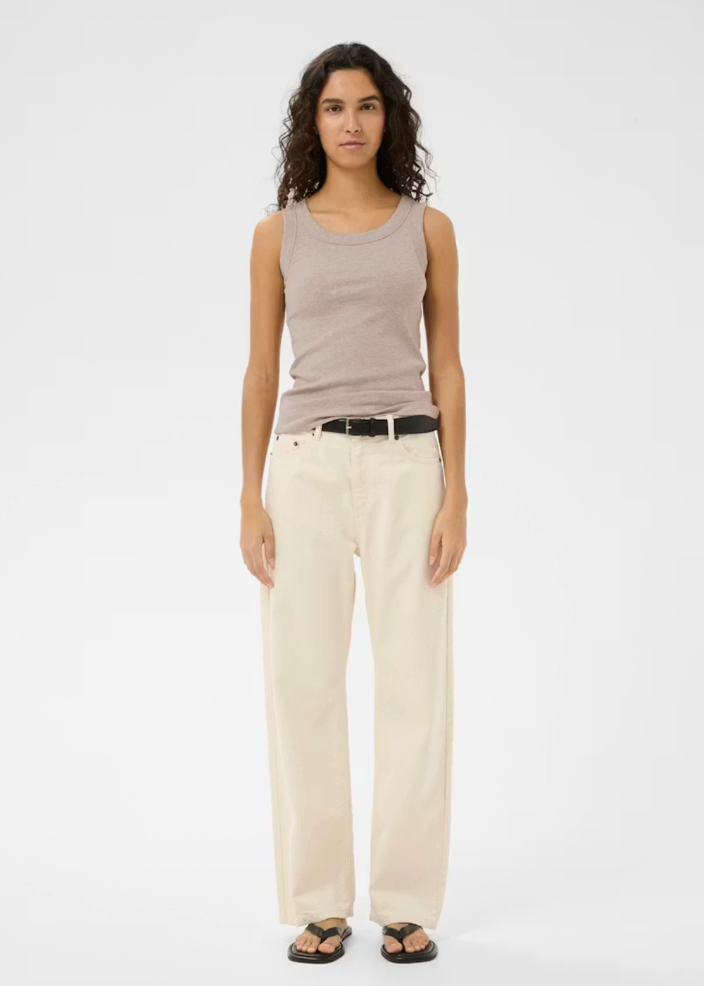 Dagna Melange Tank - Chateau Gray - InWear Canada - Danali - 30106863