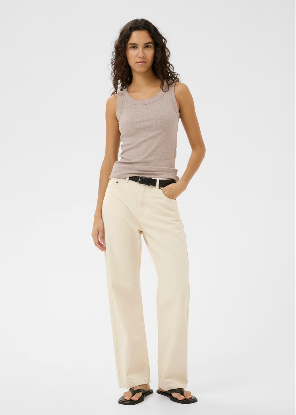 Dagna Melange Tank - Chateau Gray - InWear Canada - Danali - 30106863