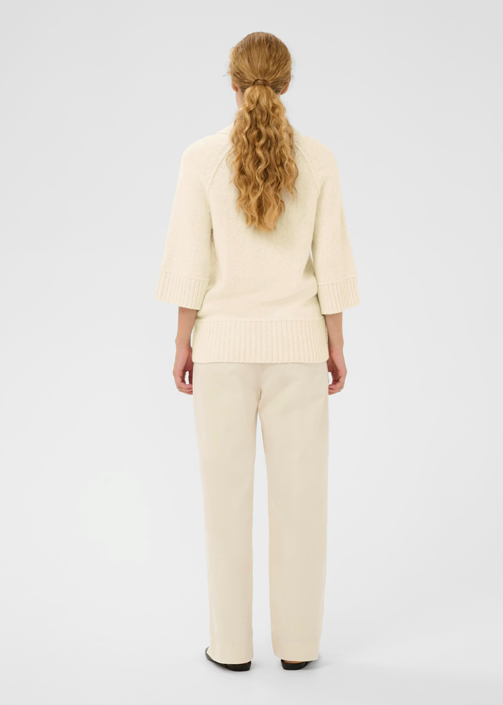 Numa Polo Sweater - Whisper White - InWear Canada - Danali - 30112155