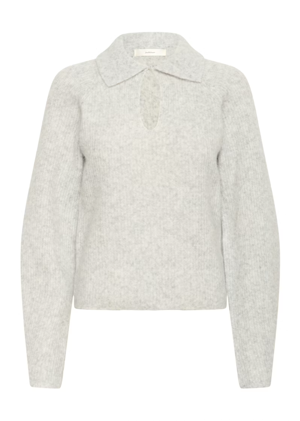 Niasi Polo Sweater - New Light Grey - InWear Canada - Danali - 30112170