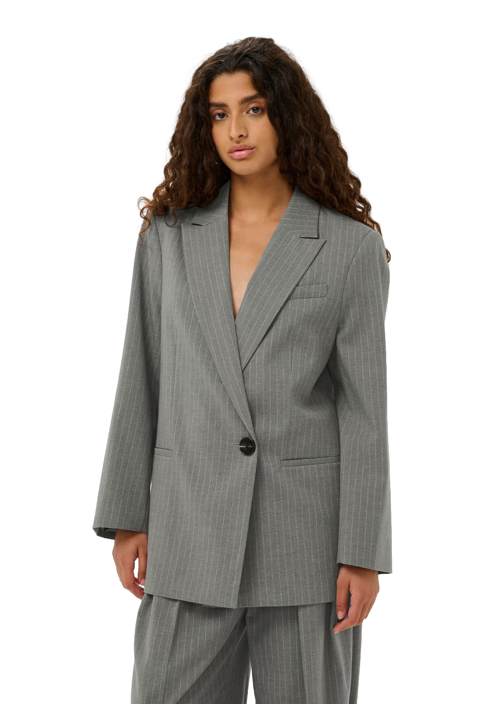 Hosanna Blazer - Light Grey Melange - InWear Canada - Danali - 30112223