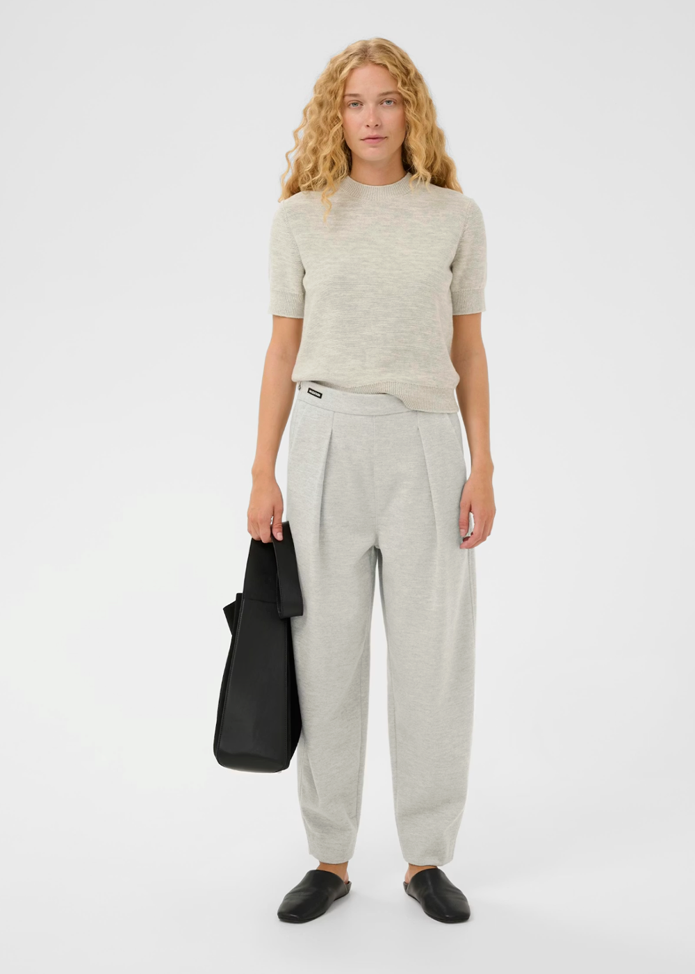 Twiggy Pant - Light Grey Melange - InWear Canada - Danali - 3011226