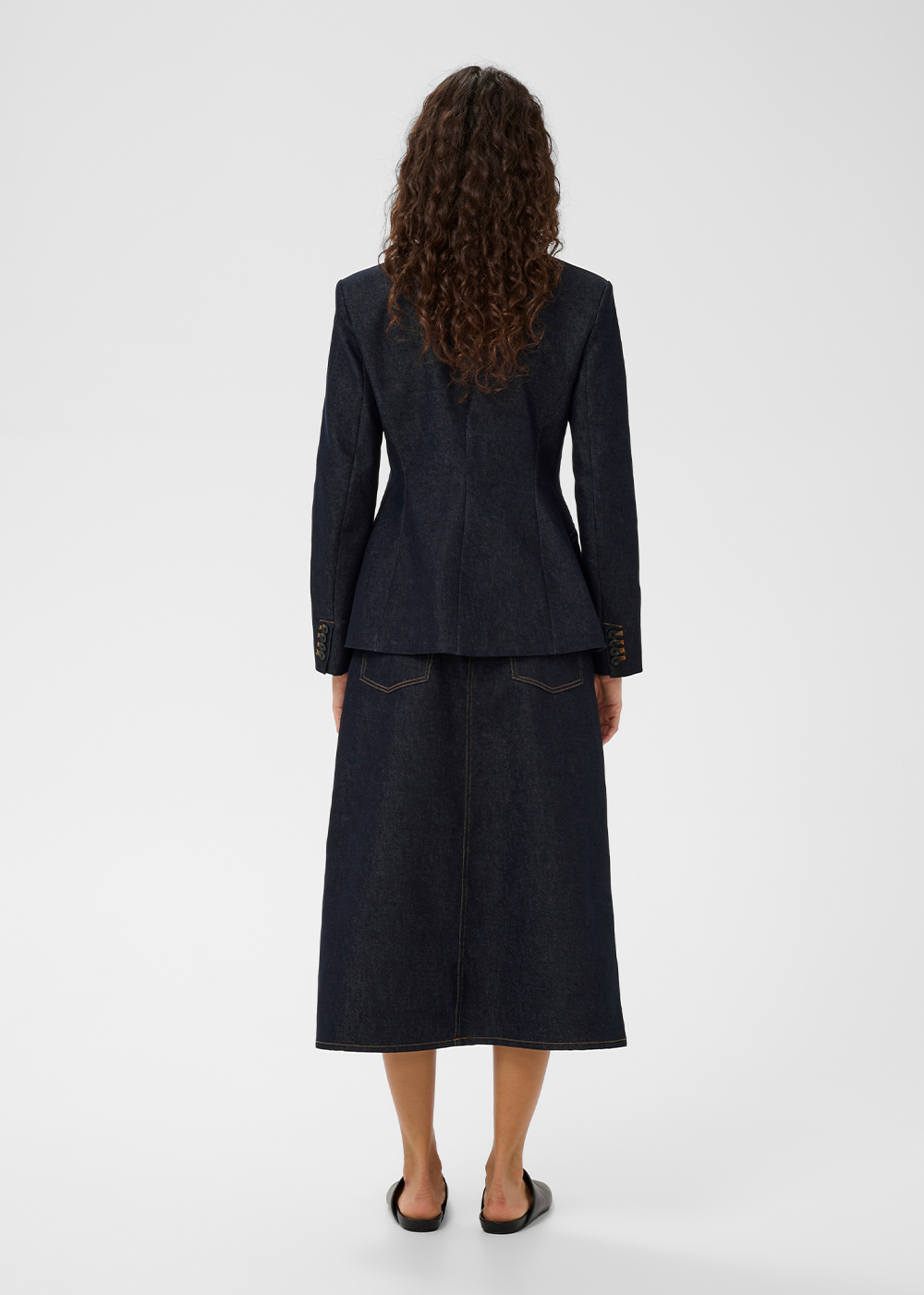 Deirdra Denim Blazer - Dark Blue Denim - InWear Canada - Danali - 30112314