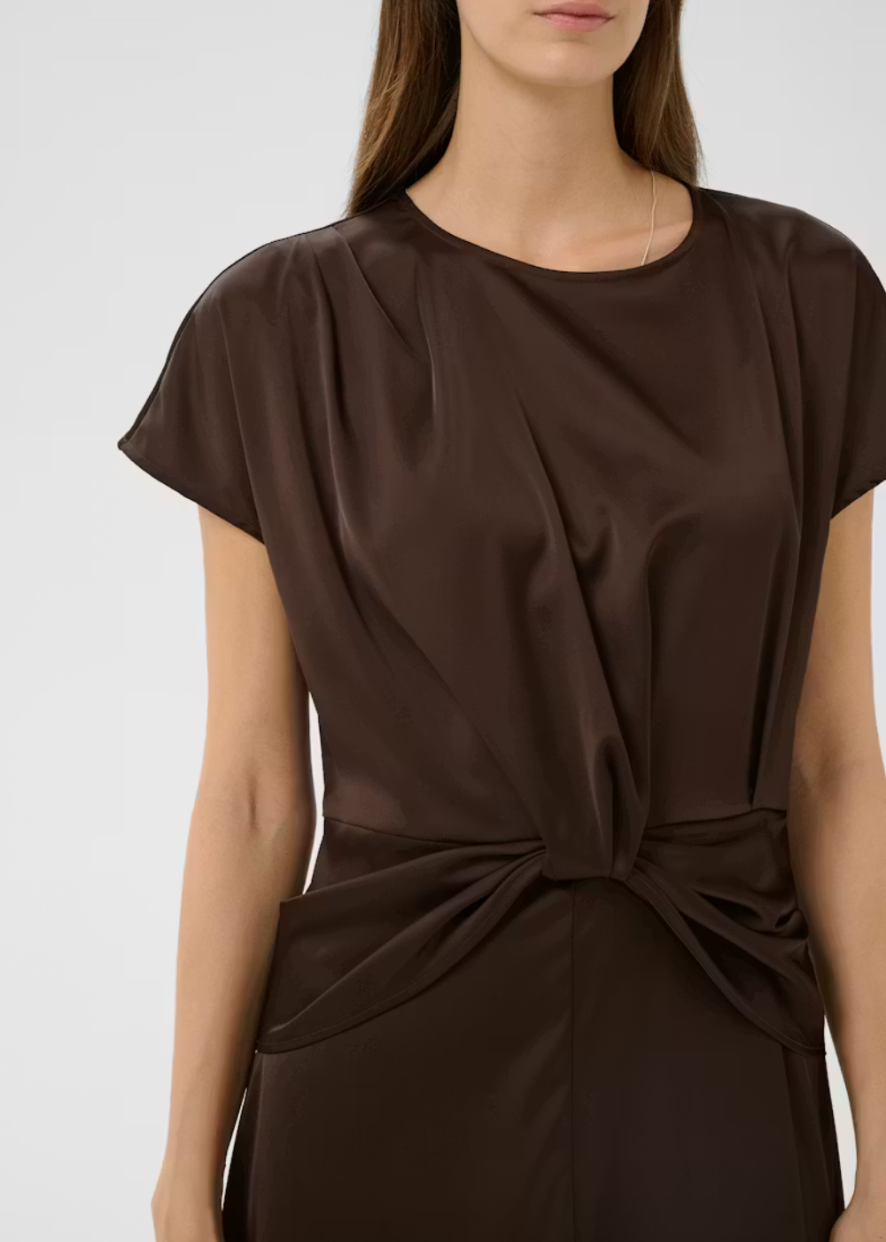 Lake Fest Midi Dress - Coffee Bean - InWear Canada - Danali - 30112367