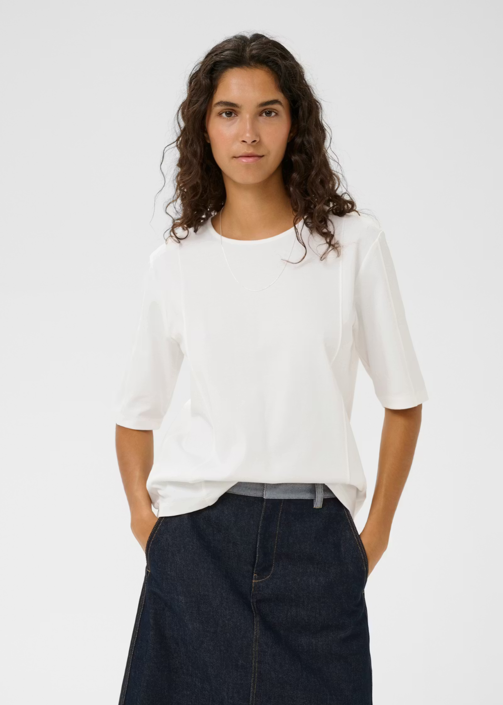 Sophie T-Shirt - Pure White - InWear Canada - Danali - 30112444
