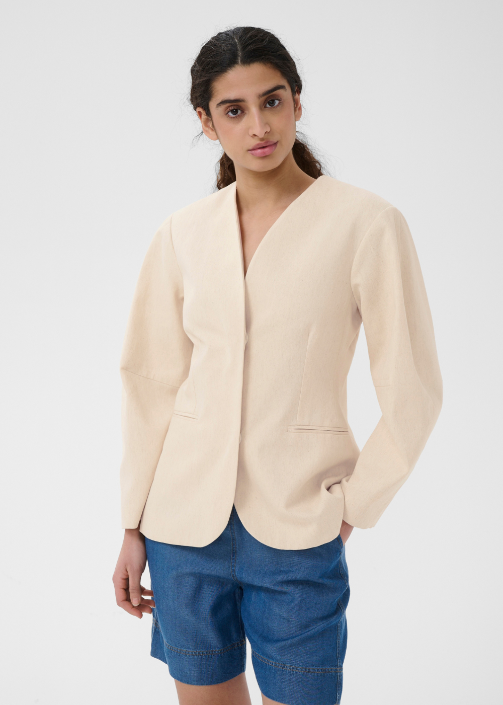 Veeta Blazer - Ecru - InWear Canada - Danali - 30112477