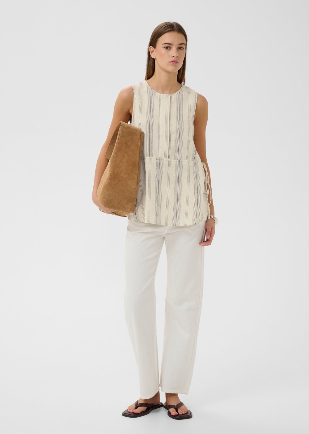 Rowan Drawstring Top - Mattress Stripe - InWear Canada - Danali - 30112486
