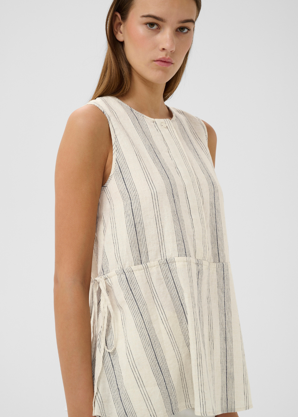 Rowan Drawstring Top - Mattress Stripe - InWear Canada - Danali - 30112486