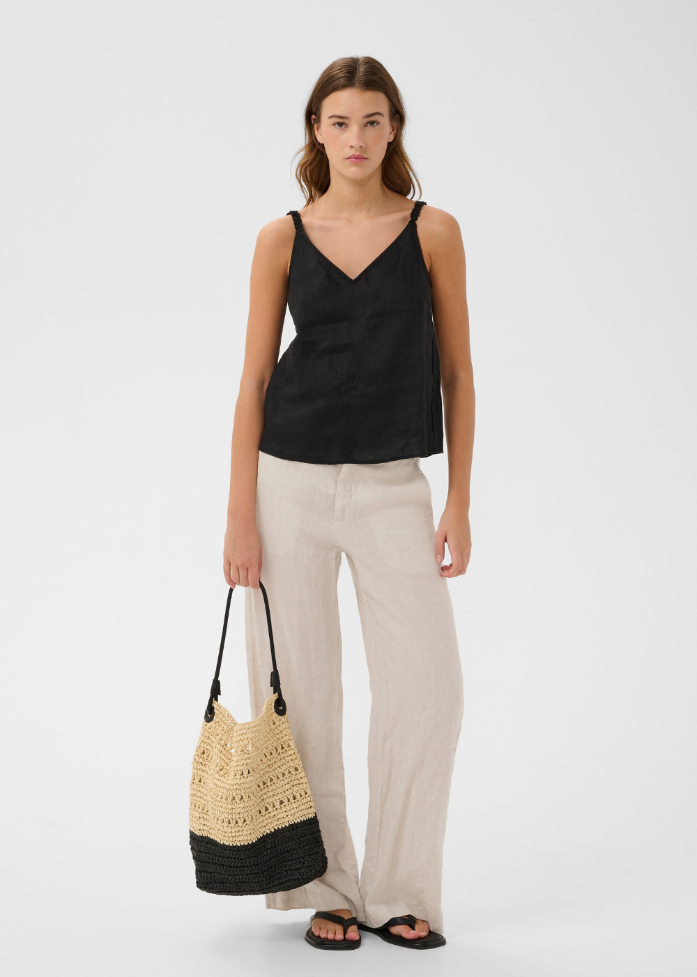 Elinor Solina Pants - Ecru - InWear Canada - Danali - 30112551