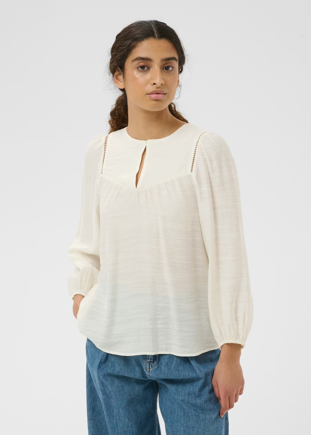 Linnis Blouse - Whisper White - InWear Canada - Danali - 30112587