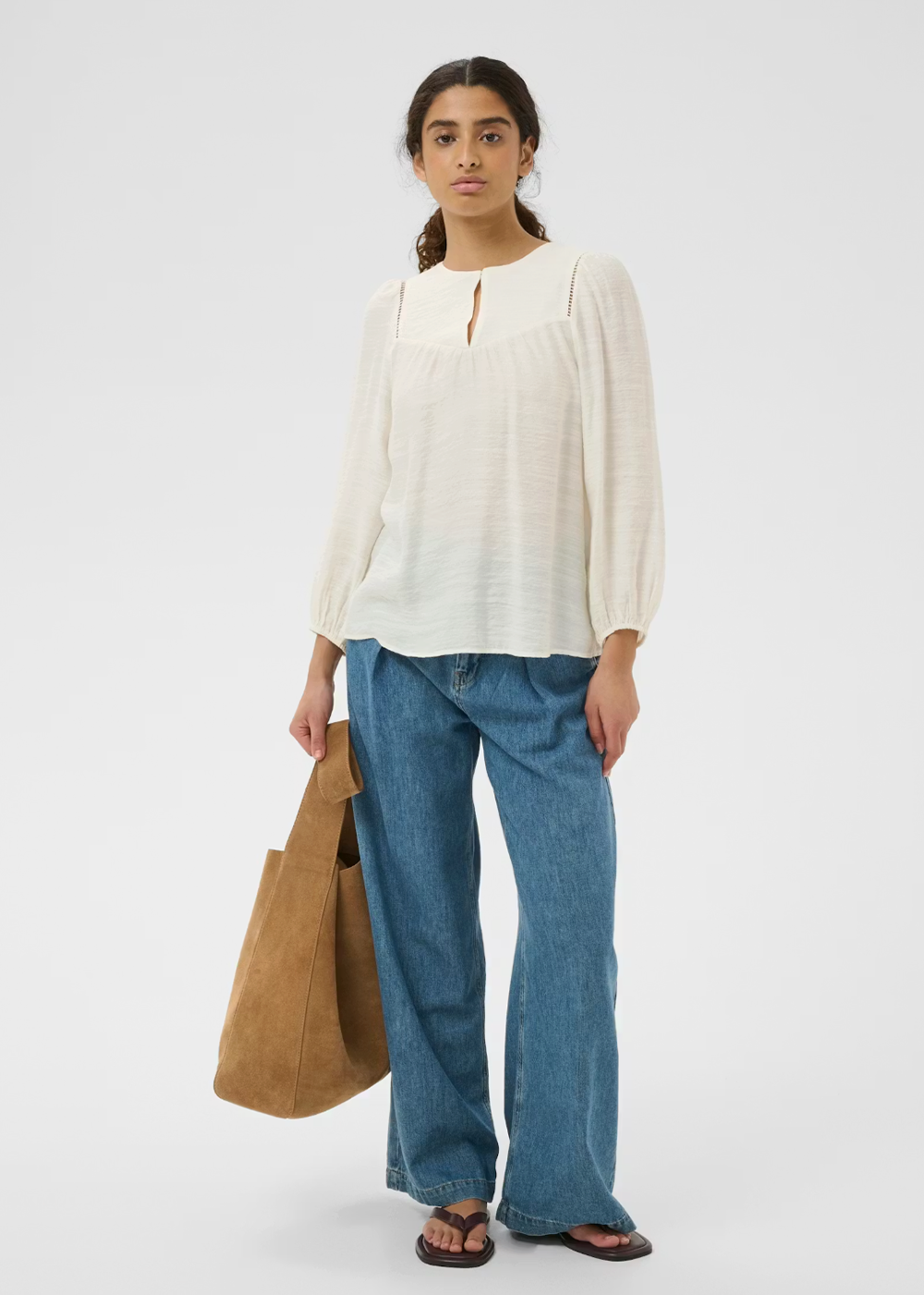 Linnis Blouse - Whisper White - InWear Canada - Danali - 30112587