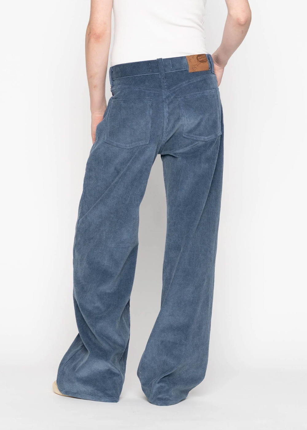 Wild Wide West Organic Faded Cord - Indigo - Naked and Famous Denim Canada - Danali - 301131788