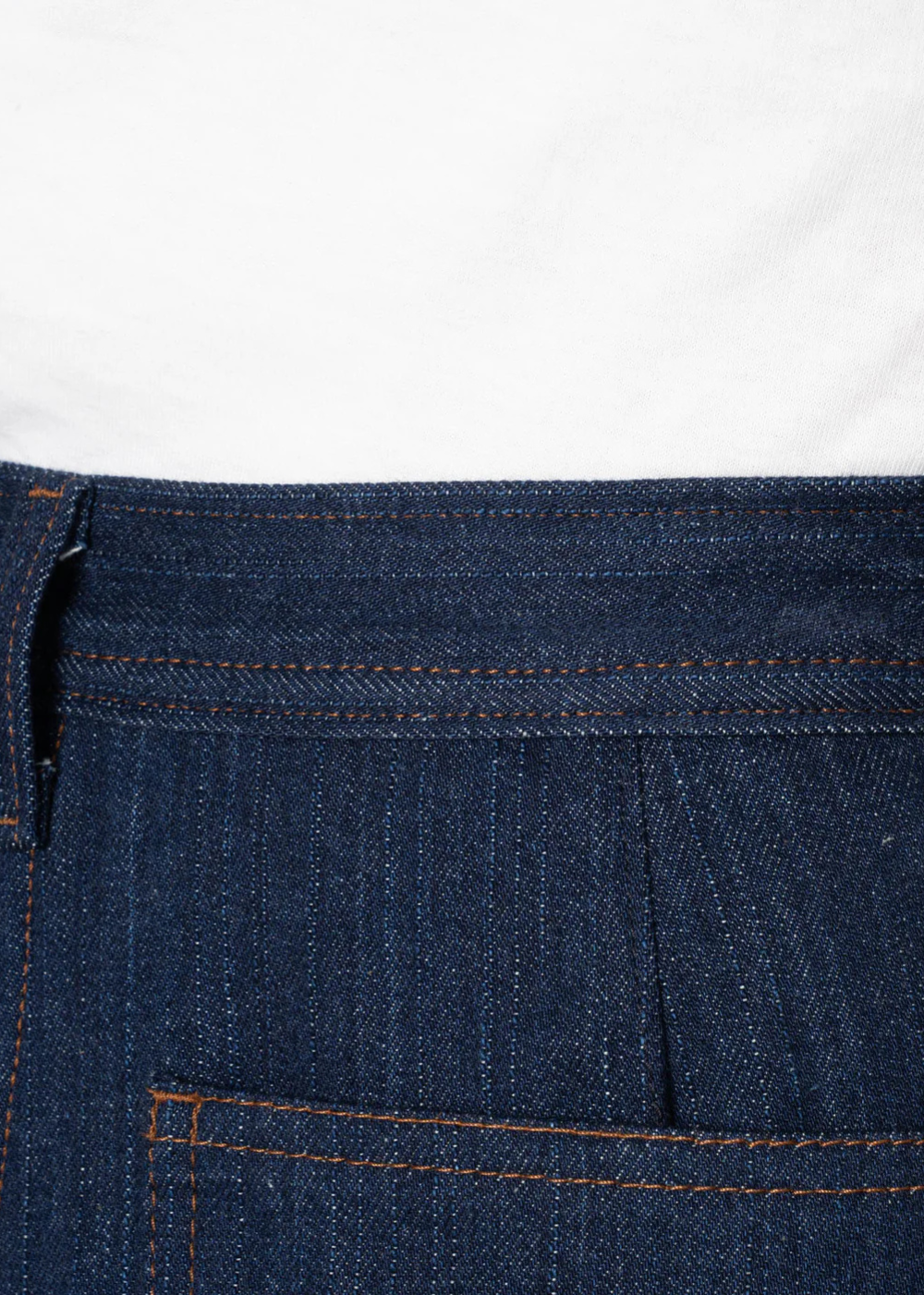 Maudie Jean Vertical Slub Denim - Indigo - Naked and Famous Denim Canada - Danali - 301137446-IND