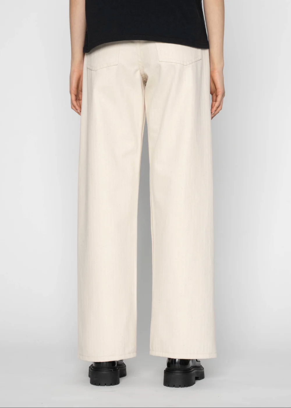 Naked and Famous Denim Wide Wild West Jean - Ecru - Danali - 301137888