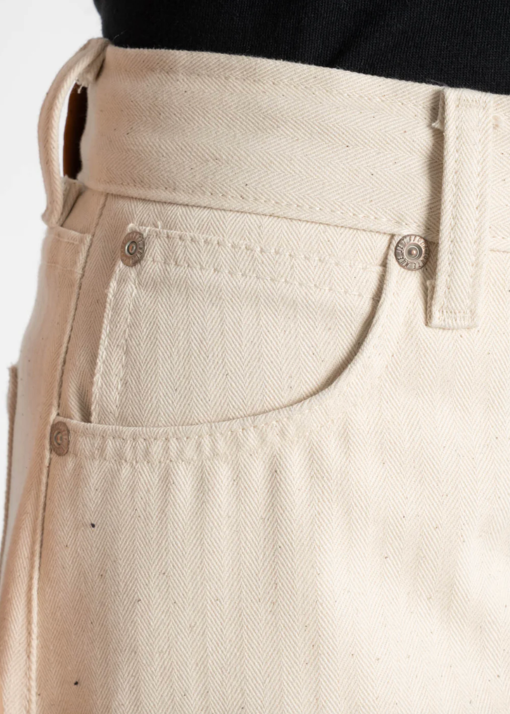 Naked and Famous Denim Wide Wild West Jean - Ecru - Danali - 301137888