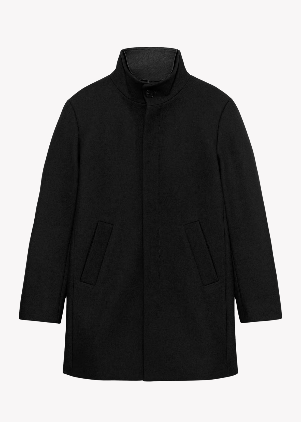 Matinique Harvey Classic Wool Coat - Black - Matinique Canada - Danali