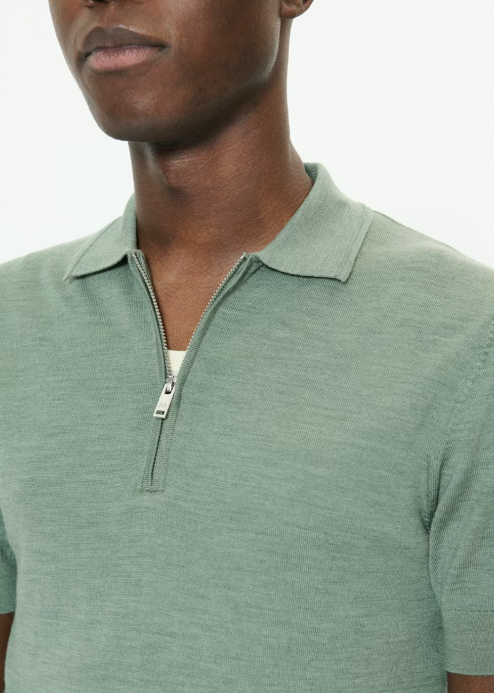 Knit Polo - Sea Spray Melange - Matinique Canada - Danali - 30205874