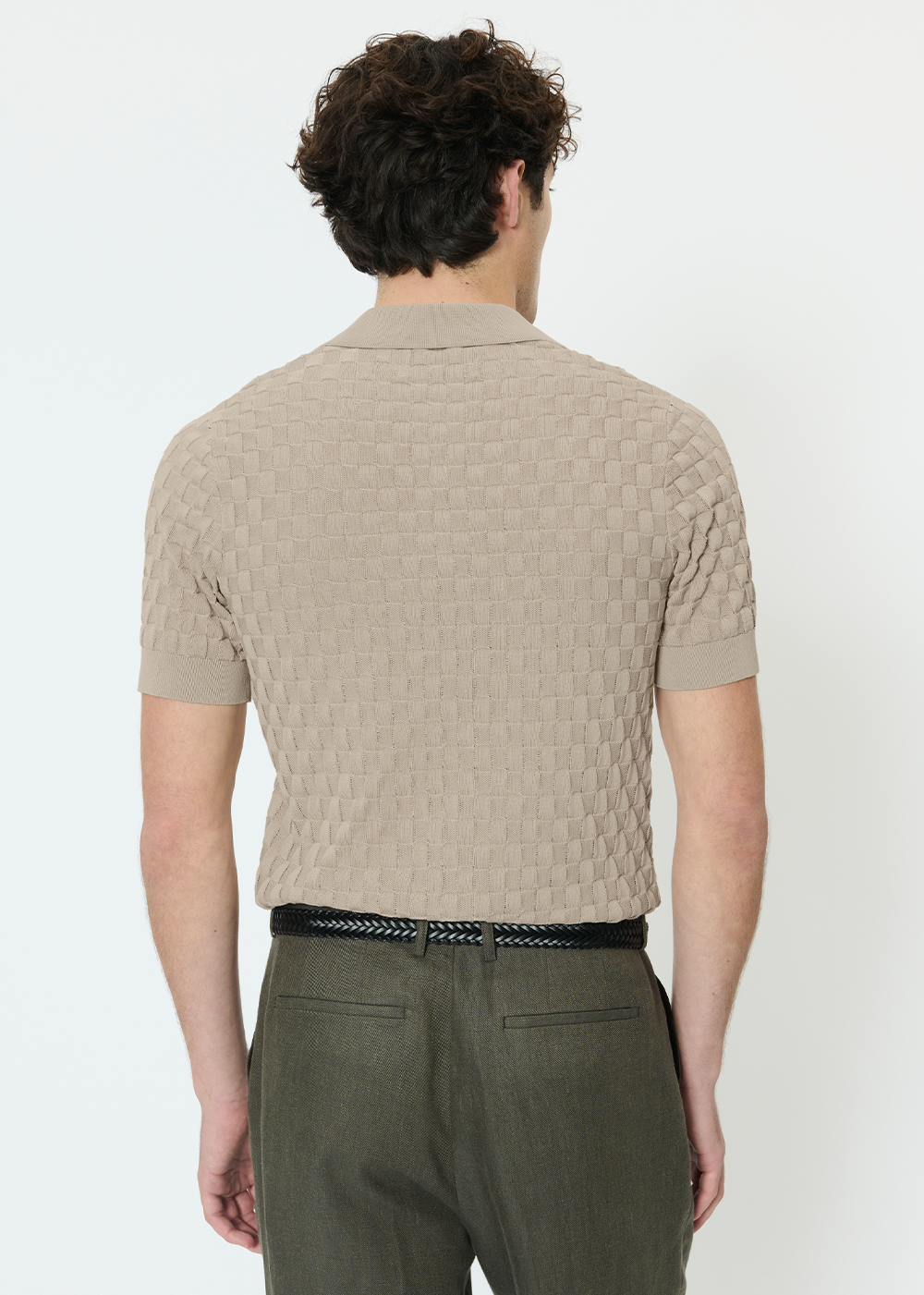 Heritage Knit Polo - Plaza Taupe - Matinique Canada - Danali - 30207802