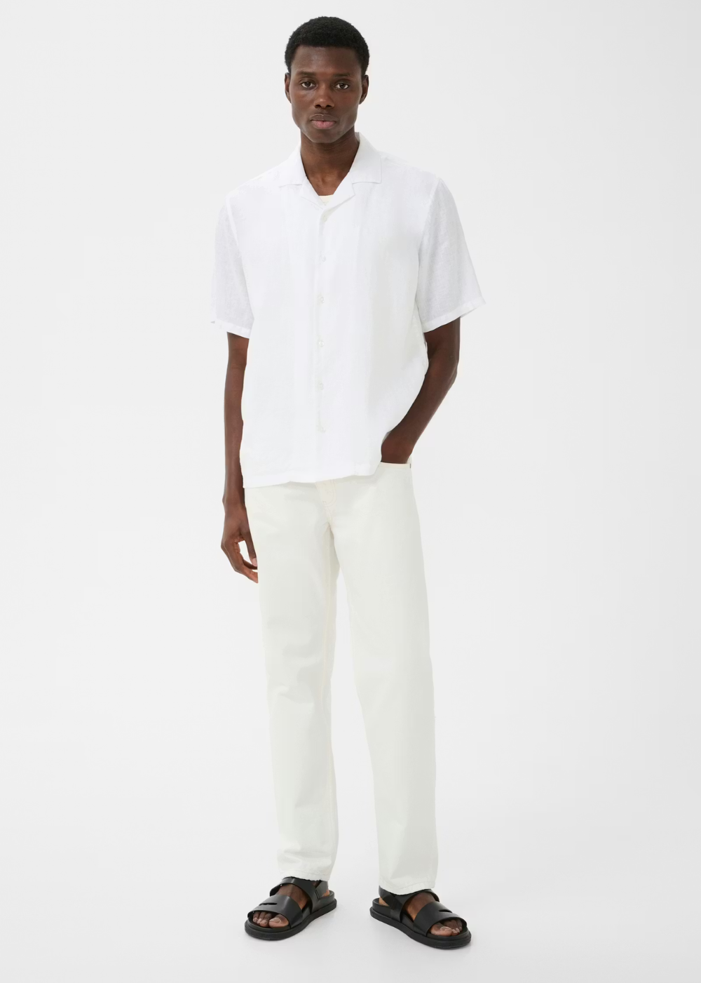 Klampo Short Sleeve Shirt - White - Matinique Canada - Danali - 30208075