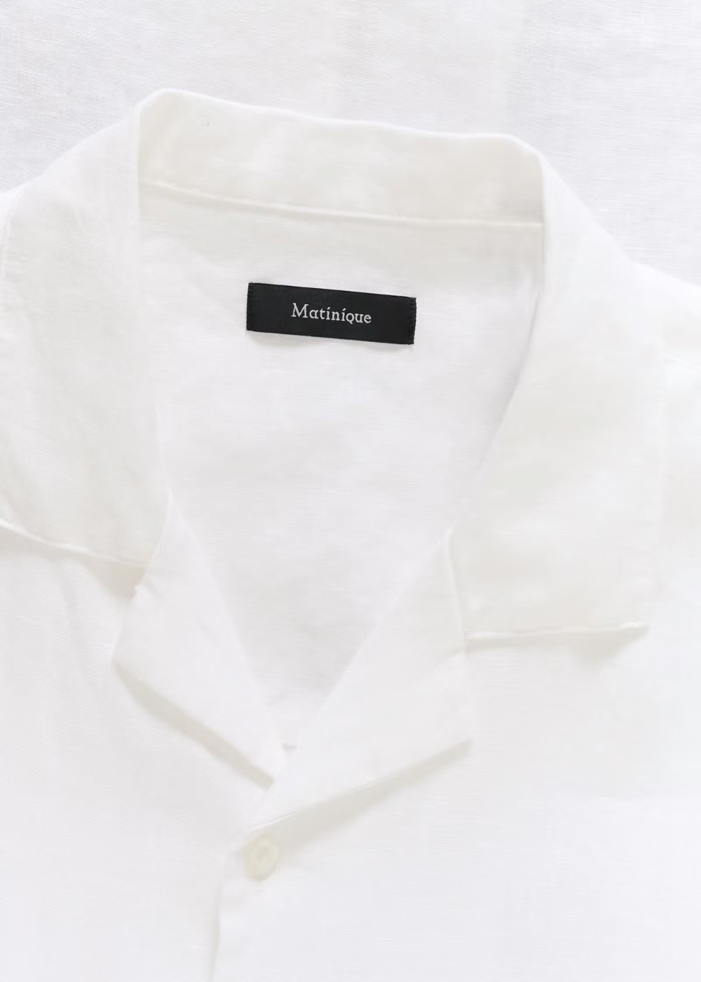 Klampo Short Sleeve Shirt - White - Matinique Canada - Danali - 30208075