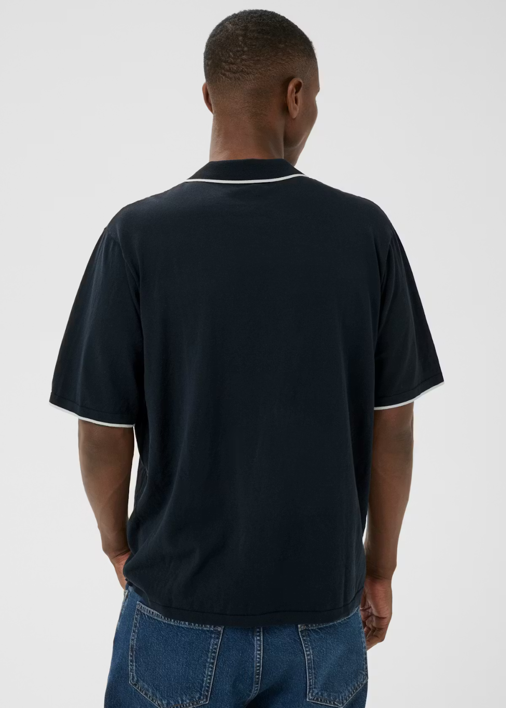 Polomin Short Sleeve Shirt - Dark Navy - Matinique Canada - Danali - 30208965