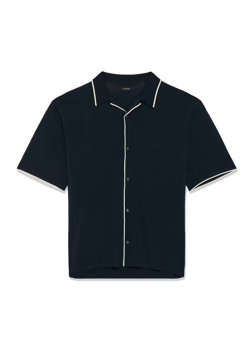 Polomin Short Sleeve Shirt - Dark Navy - Matinique Canada - Danali - 30208965
