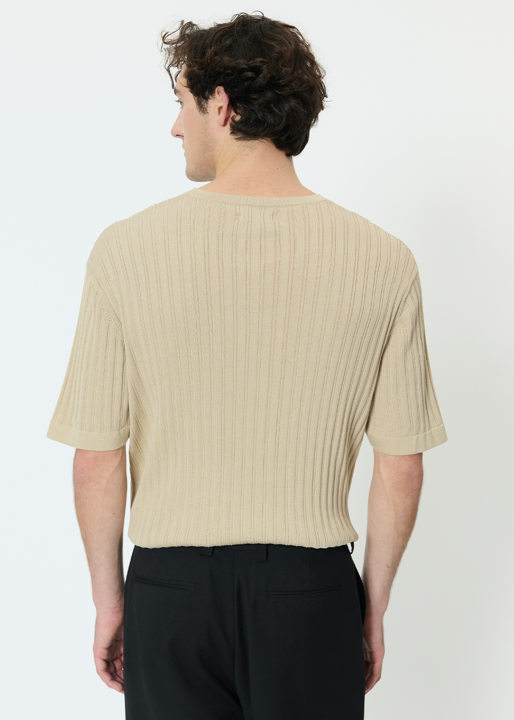 Trivolt Short Sleeve Knit - Plaza Taupe - Matinique Canada - Danali - 30208966