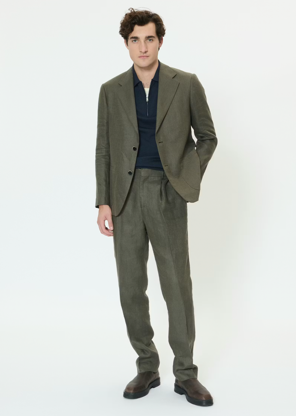 Weller Linen Pant - Sea Spray - Matinique Canada - Danali - 30209021